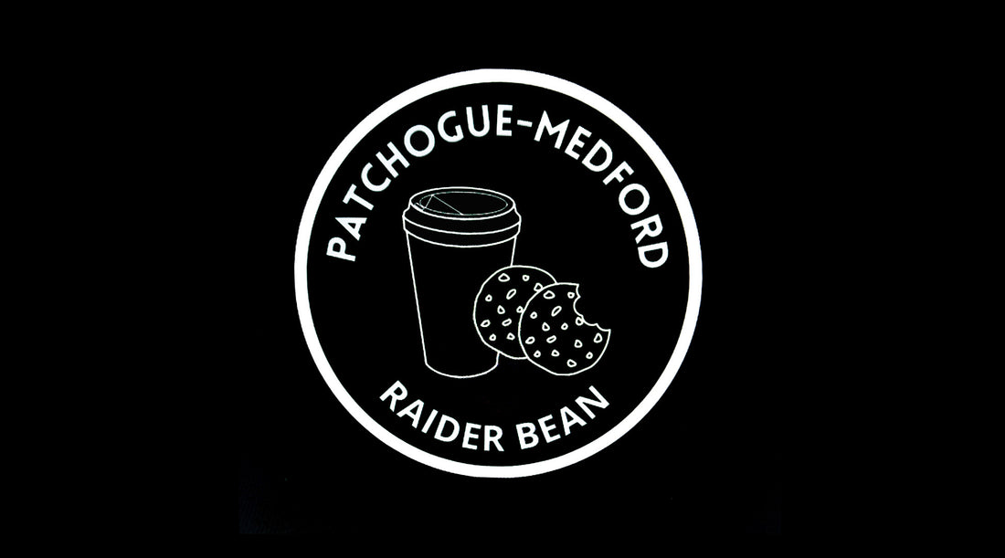 Patchogue-Medford Raider Bean logo