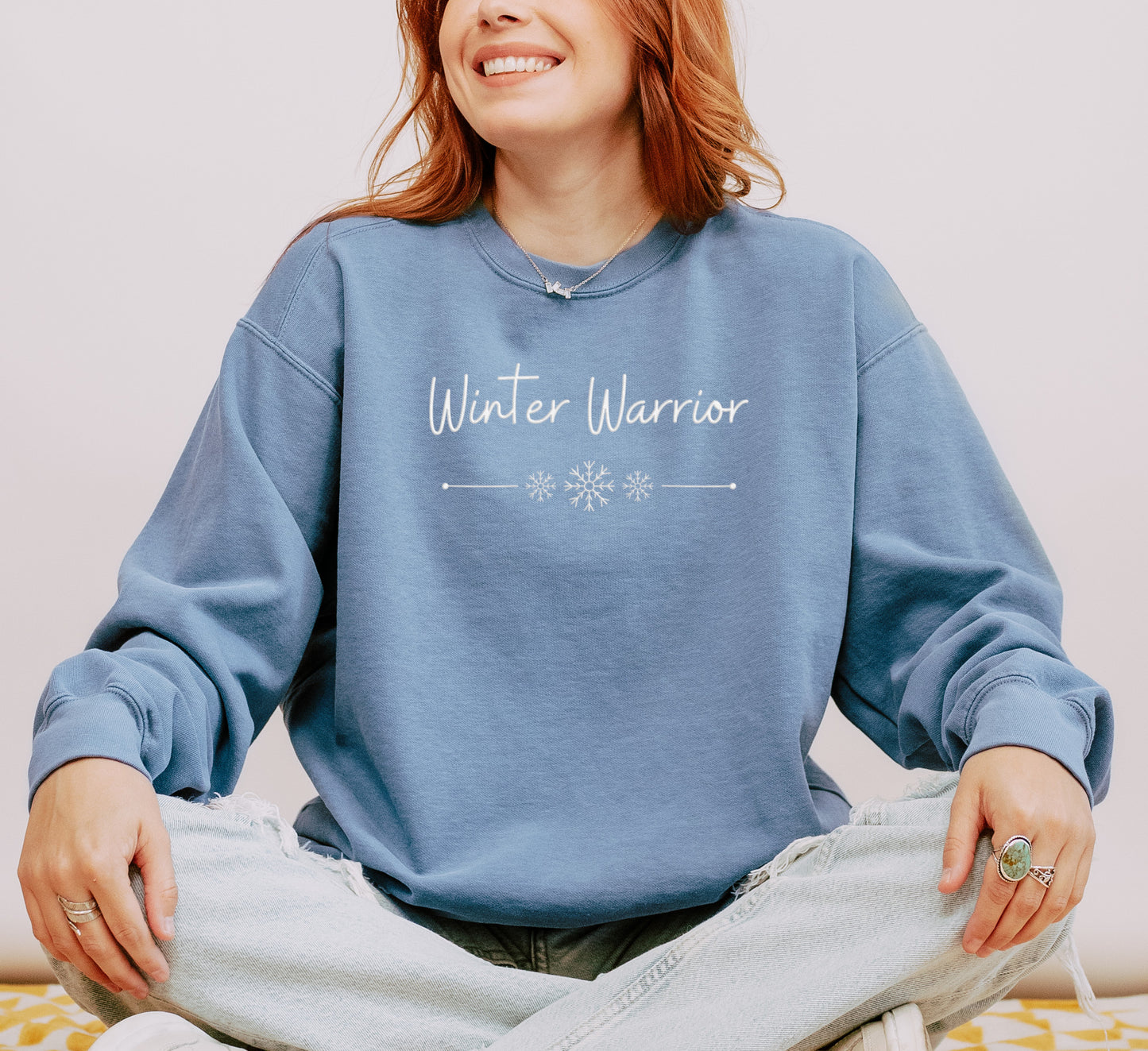 Winter Warrior Embroidered Sweatshirt