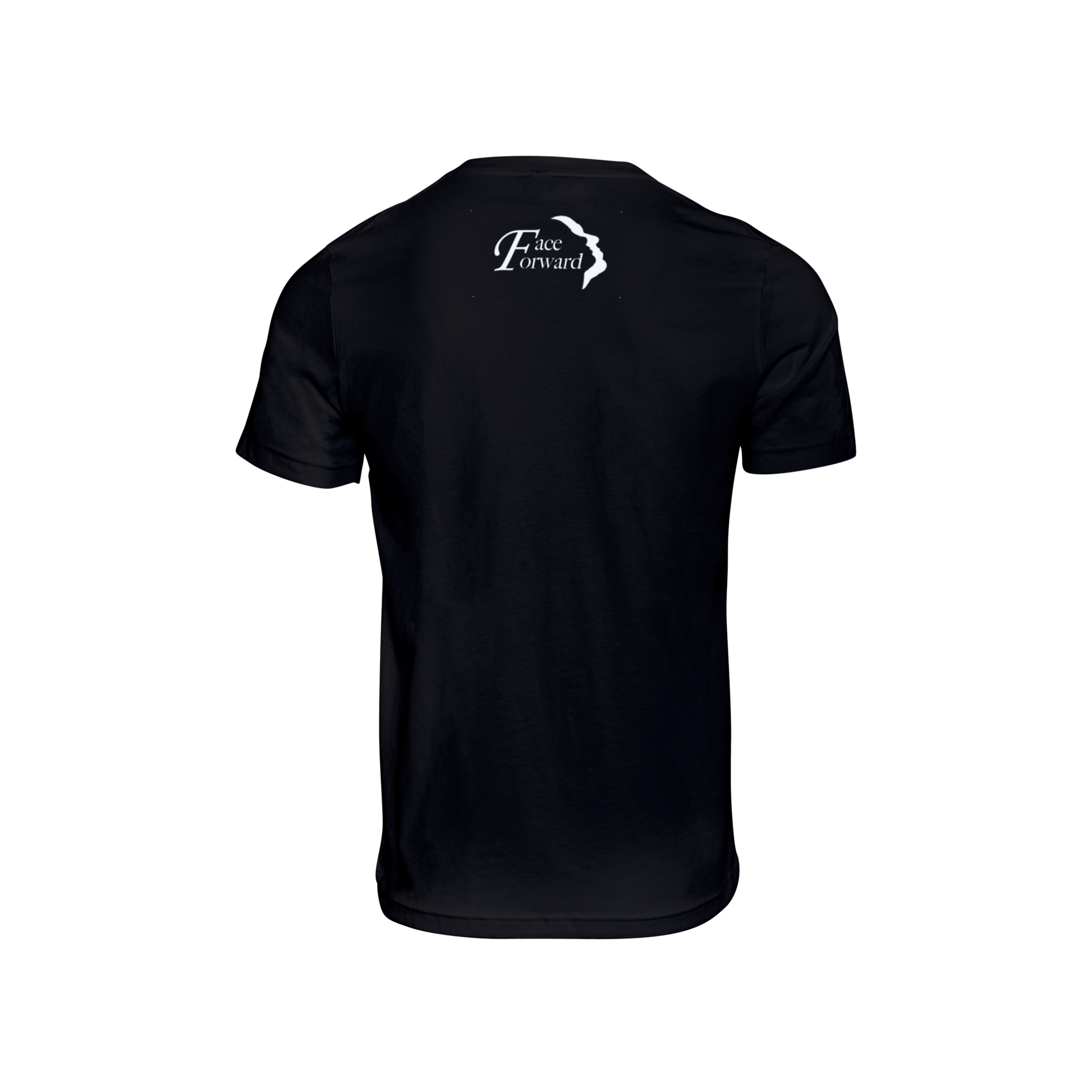 Facing Challenges with Victories T-Shirt,  positive apparel, positive clothing, wear your story, FaceForward,  back