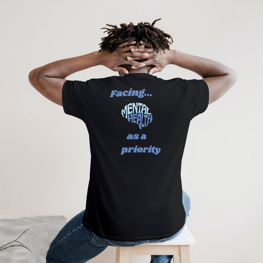 Mental Health T-Shirt, positive apparel, positive clothing, wear your story, FaceForward, back