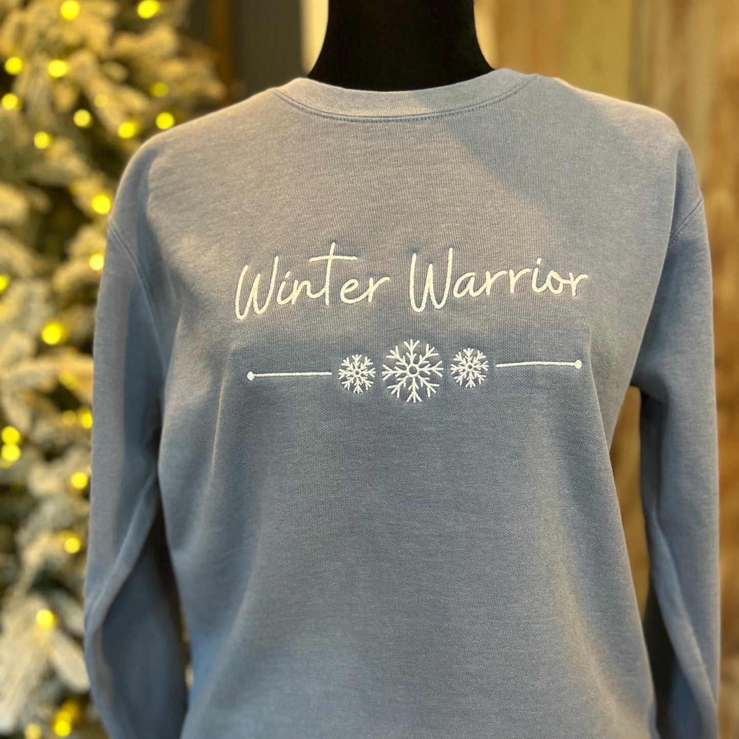 Winter Warrior Embroidered Sweatshirt